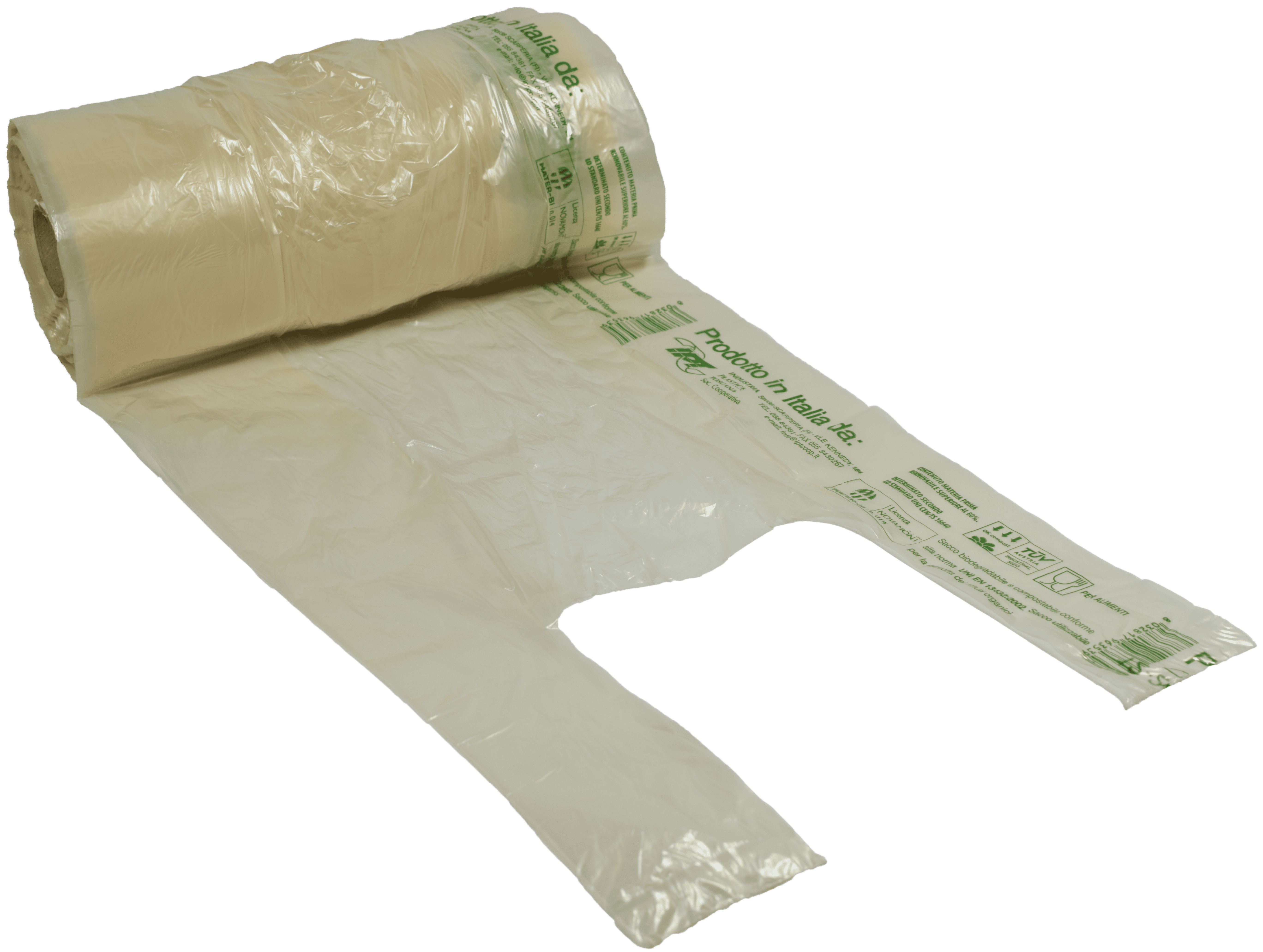 Buste ortofrutta IPT biodegradabili e compostabili